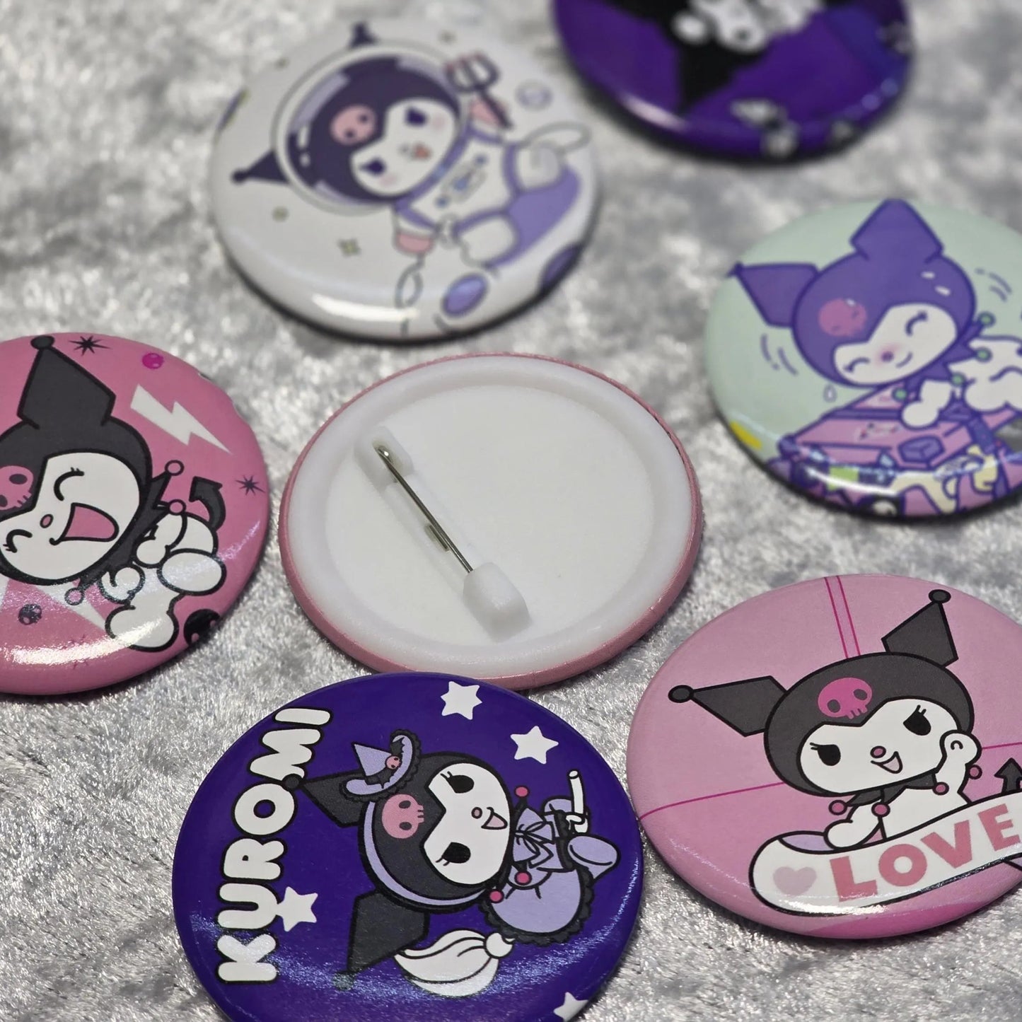 Kawaii Ku Badge Pins Backpack Decoration Children Birthday Gifts Cartoon Broch