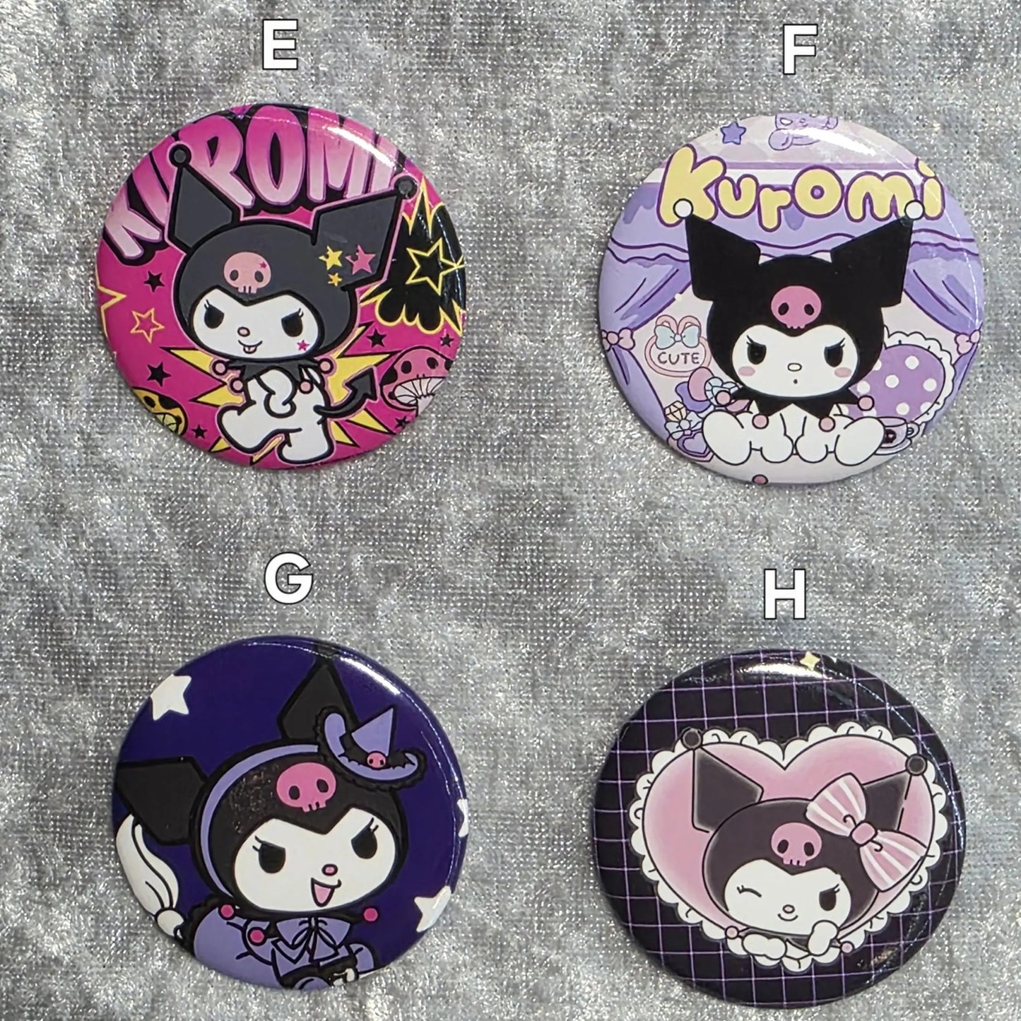 Kawaii Ku Badge Pins Backpack Decoration Children Birthday Gifts Cartoon Broch
