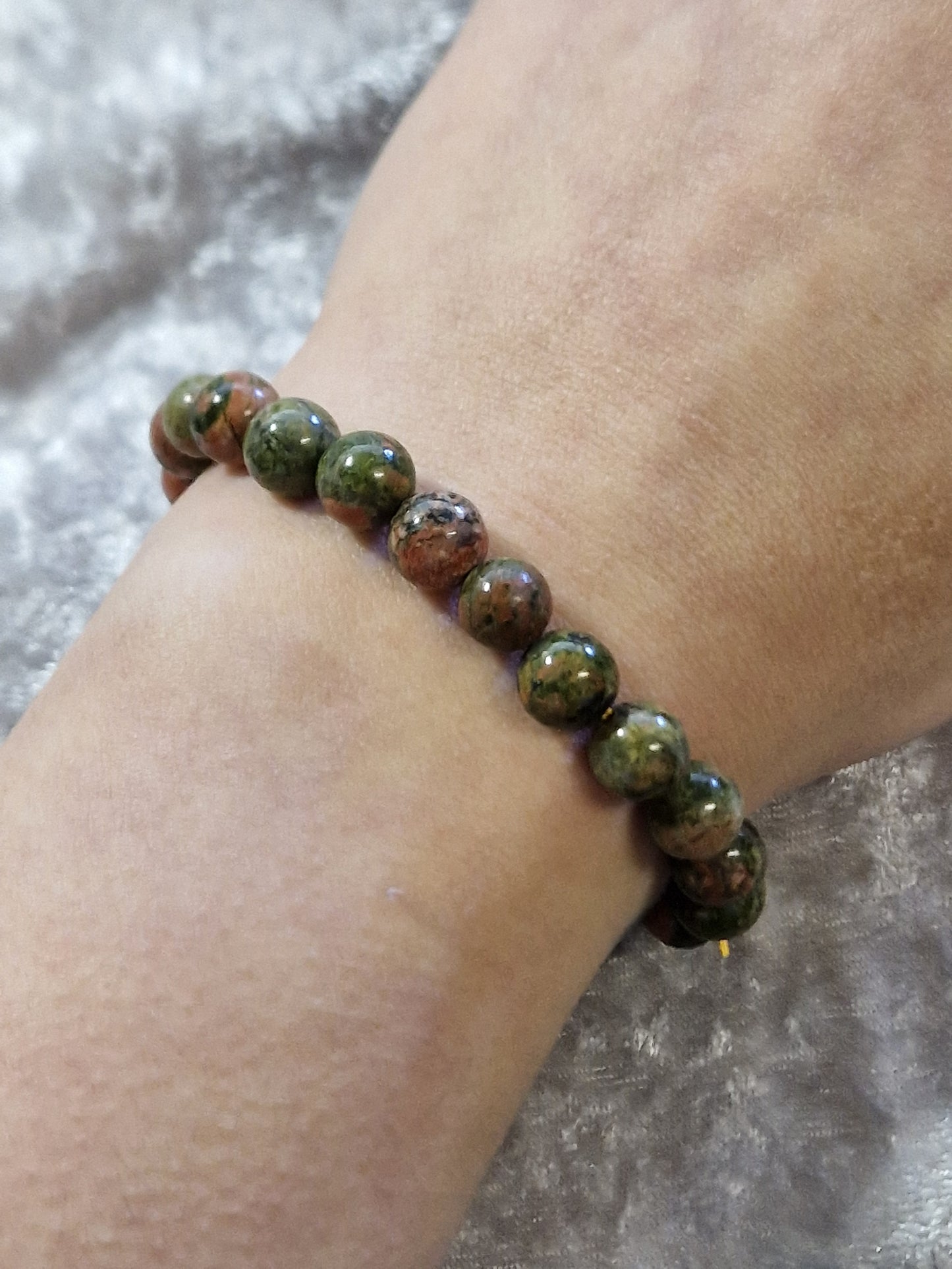 Natural Crystal Bead Bracelet - Unikate