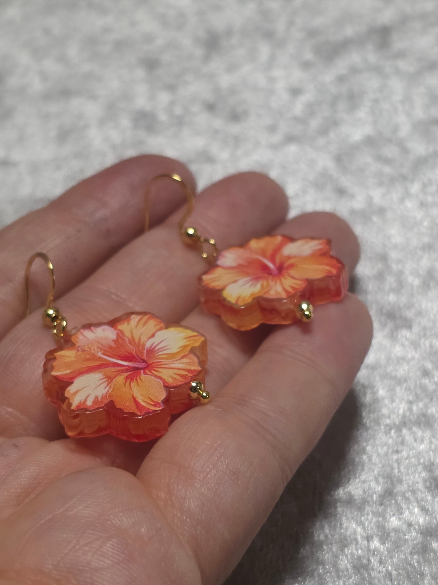 Handmade Cute Flower Dangle Earrings | Kawaii Flower Jewellery