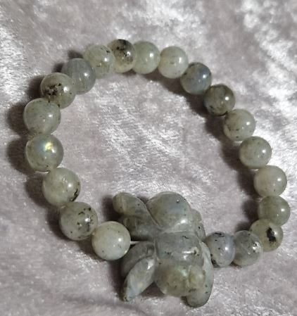 Spider carving Chakra Bead Stretch Bracelet. Spiritual Healing Bracelet Jewellery.