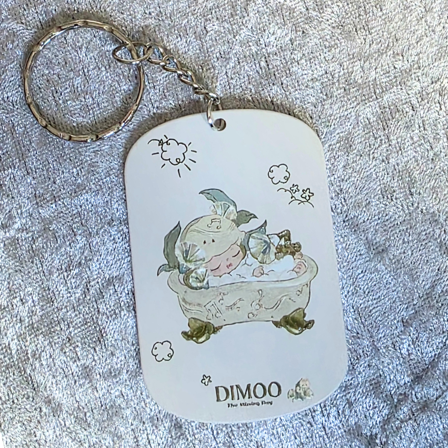 Dimoo Keychain: Kawaii Anime Keyring, Bag Charm