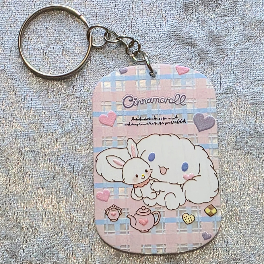 Cinna Keychain – Kawaii Anime Bag Charm & Acrylic Keyring