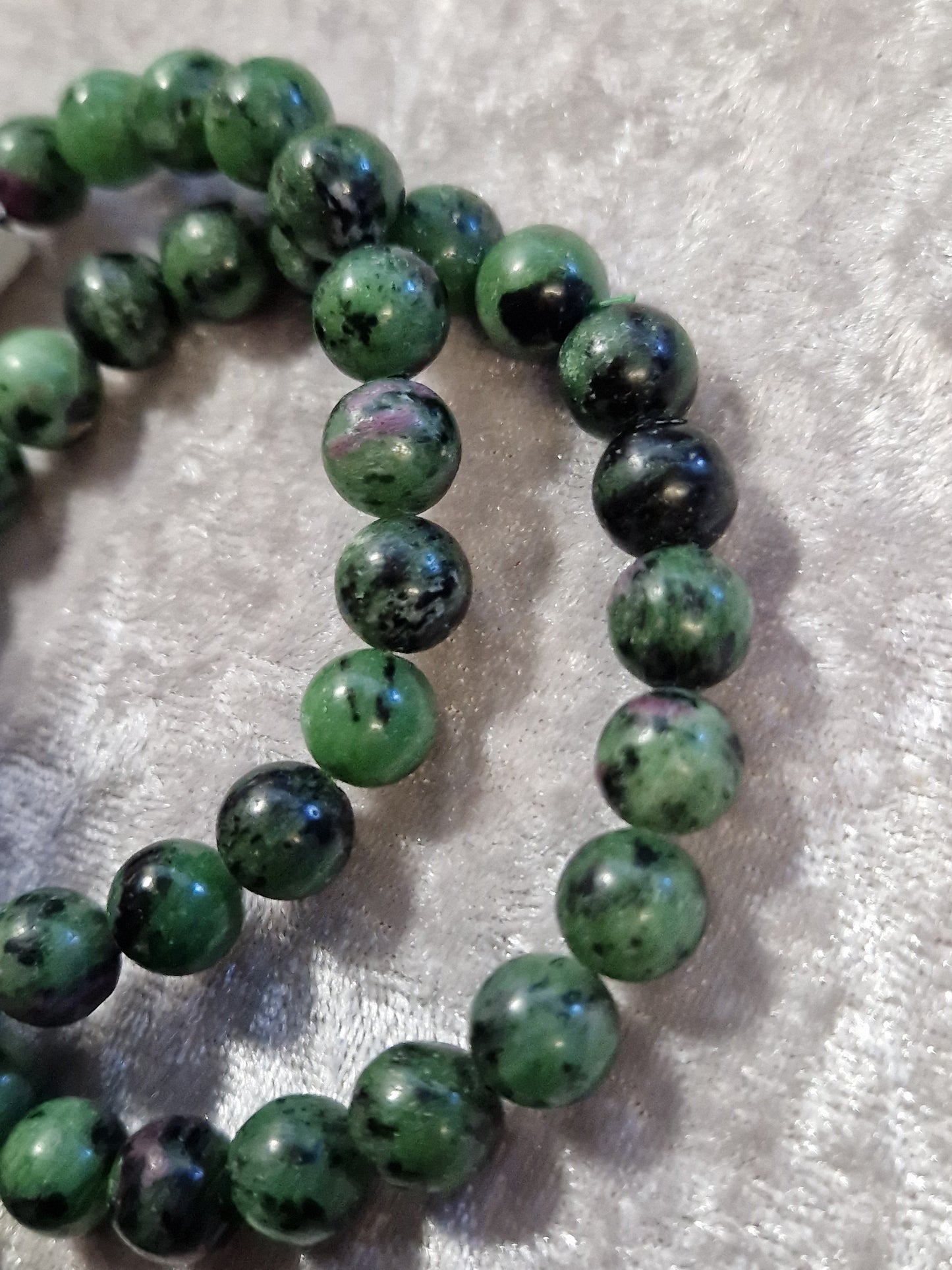 Crystal Bead Bracelet - Ruby Zoiste