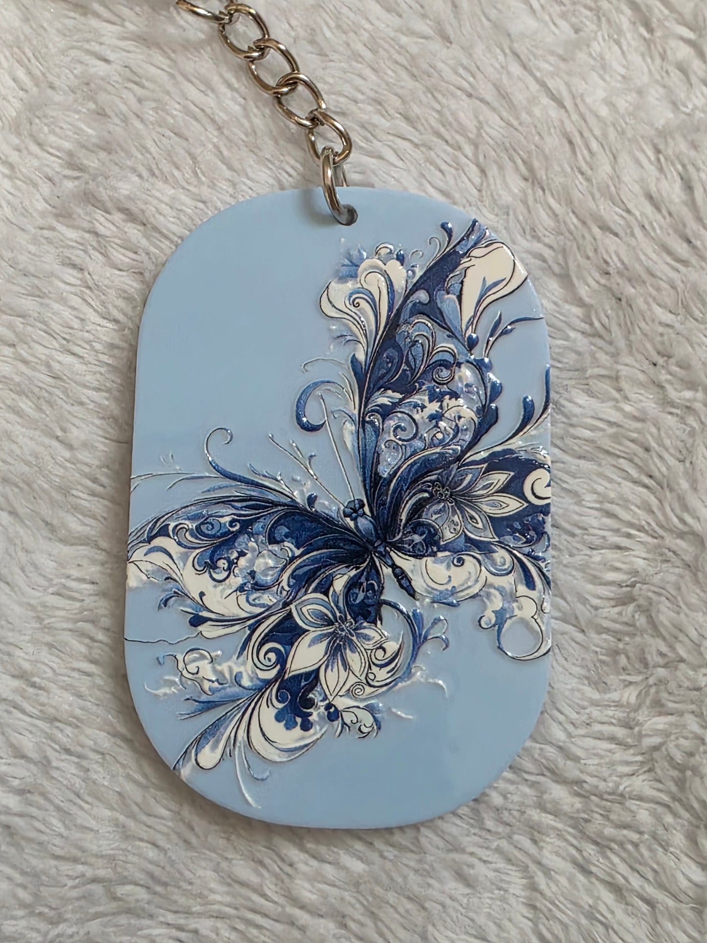 Keychain: Butterfly Kawaii Keyring, Bag Charm, Tag
