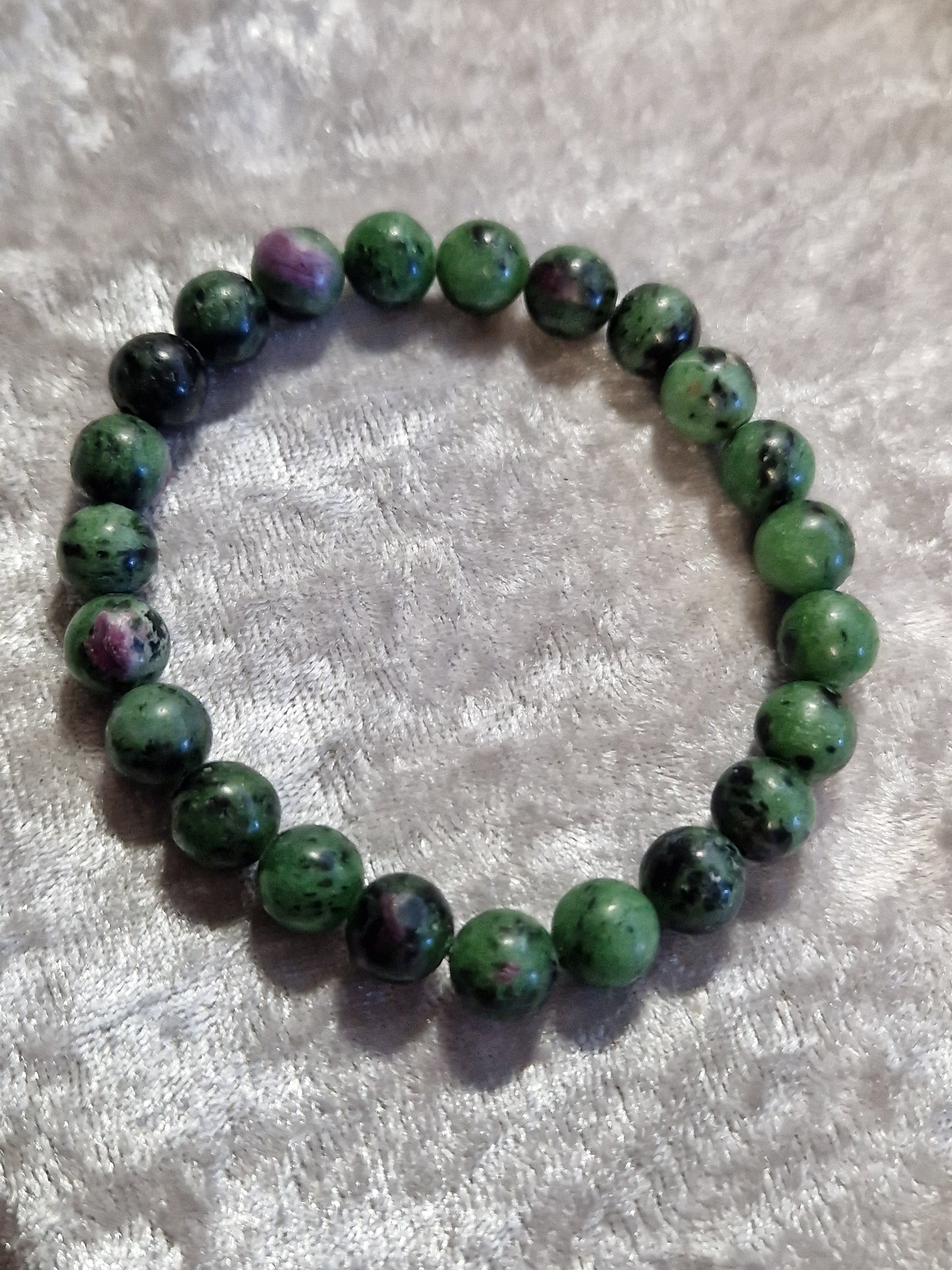 Crystal Bead Bracelet - Ruby Zoiste
