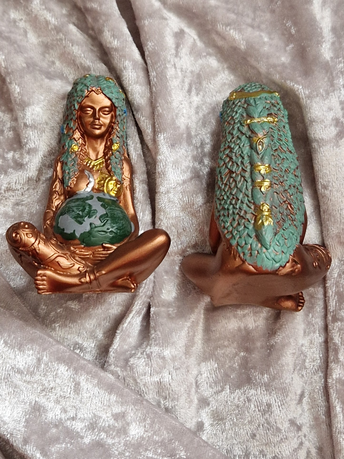Mother Earth Statue Resin Crafts Decoration Millyear Gaia Statue Goddess of Art Desktop Ornament Sculpture Home Decoration Gifts