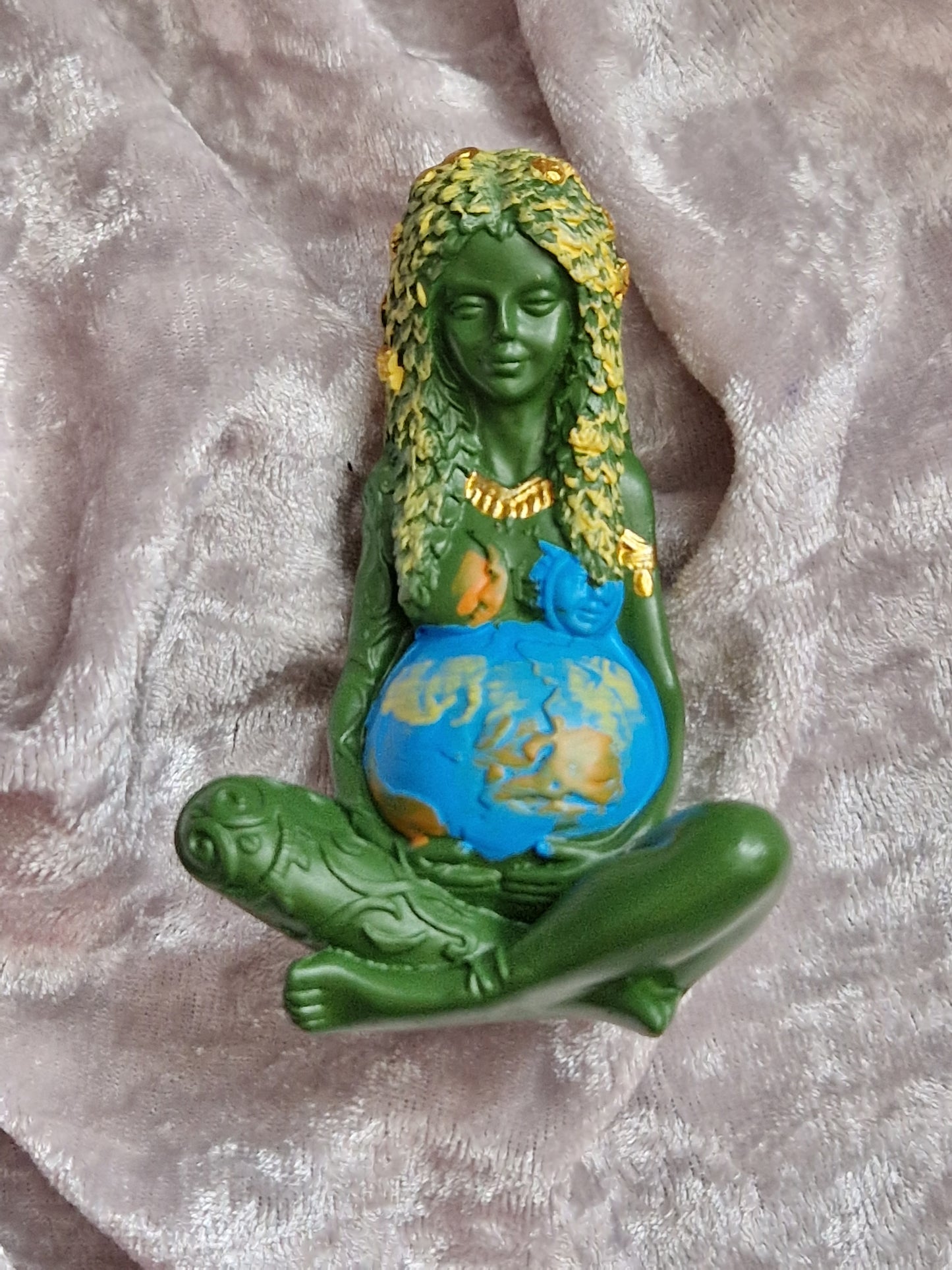Mother Earth Statue Resin Crafts Decoration Millyear Gaia Statue Goddess of Art Desktop Ornament Sculpture Home Decoration Gifts