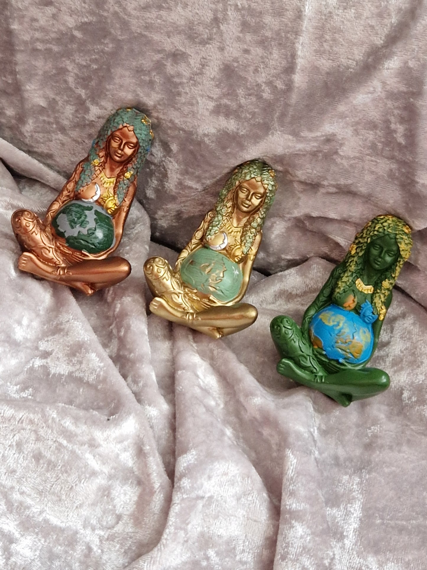 Mother Earth Statue Resin Crafts Decoration Millyear Gaia Statue Goddess of Art Desktop Ornament Sculpture Home Decoration Gifts