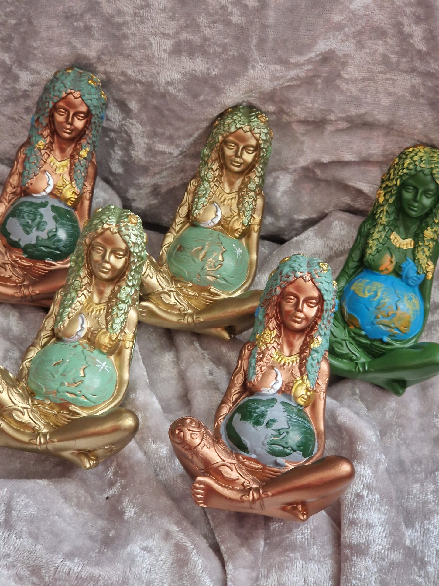 Mother Earth Statue Resin Crafts Decoration Millyear Gaia Statue Goddess of Art Desktop Ornament Sculpture Home Decoration Gifts
