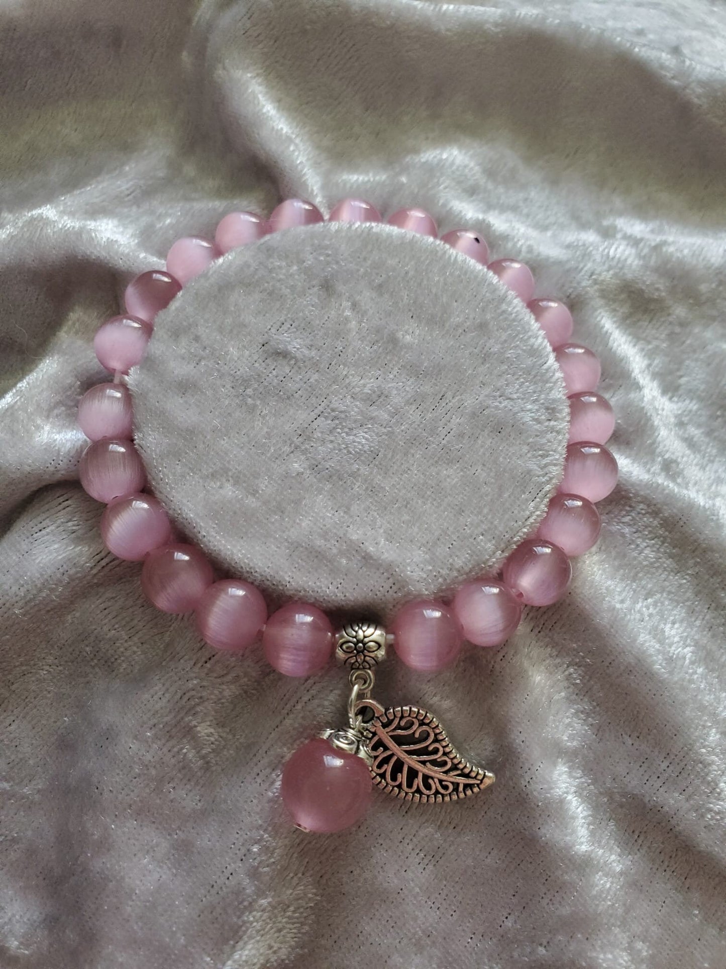 Cat Eye Healing Bracelet. Spiritual UK Handmade Chakra Bead Stretch Bracelet Jewelry. Pink, Blue, Green, Yellow and more. Free UK postage