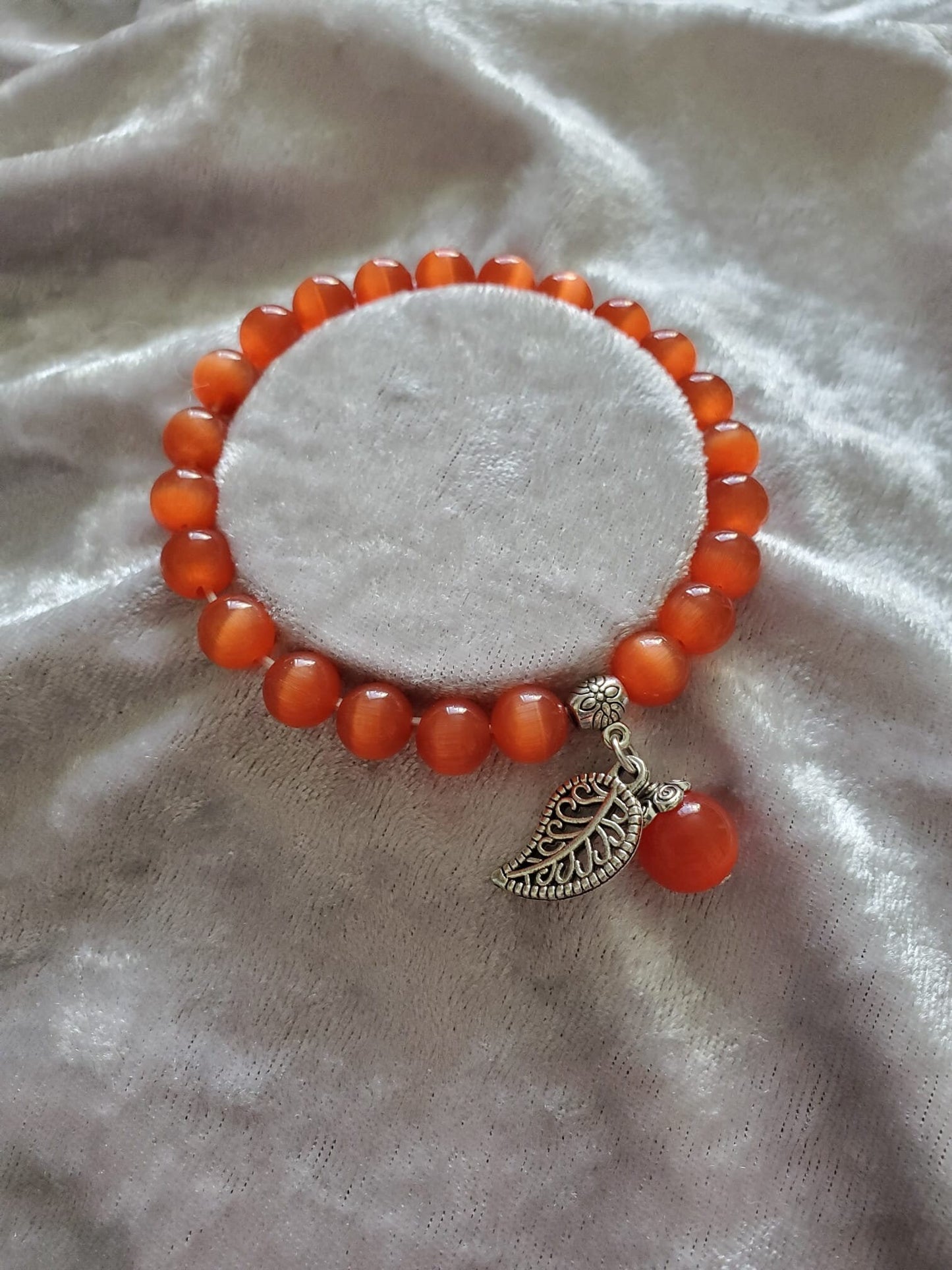 Cat Eye Healing Bracelet. Spiritual UK Handmade Chakra Bead Stretch Bracelet Jewelry. Pink, Blue, Green, Yellow and more. Free UK postage