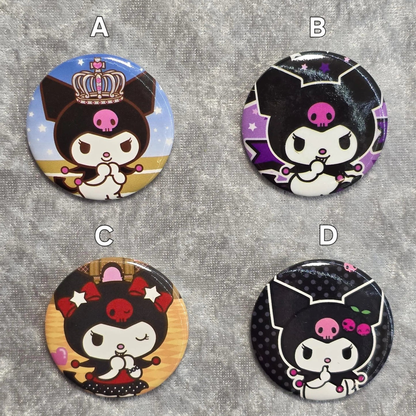 Kawaii Ku Badge Pins Backpack Decoration Children Birthday Gifts Cartoon Broch
