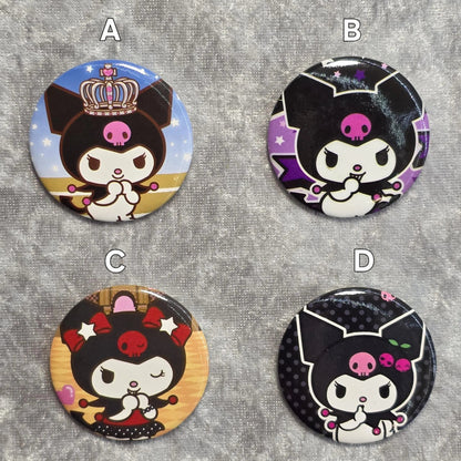 Kawaii Ku Badge Pins Backpack Decoration Children Birthday Gifts Cartoon Broch