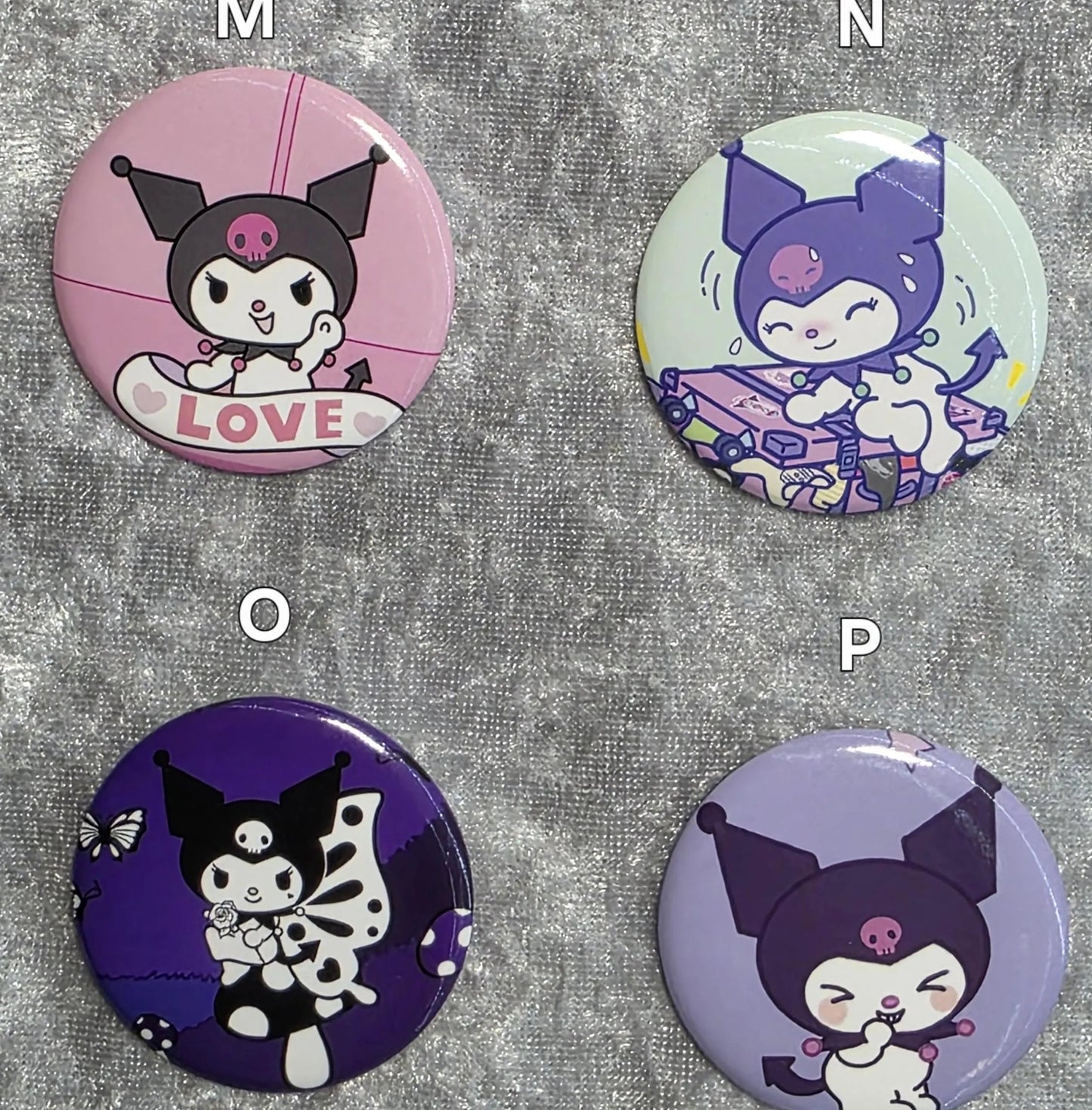 Kawaii Ku Badge Pins Backpack Decoration Children Birthday Gifts Cartoon Broch