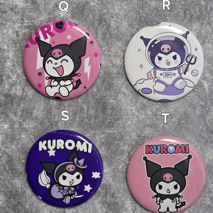 Kawaii Ku Badge Pins Backpack Decoration Children Birthday Gifts Cartoon Broch