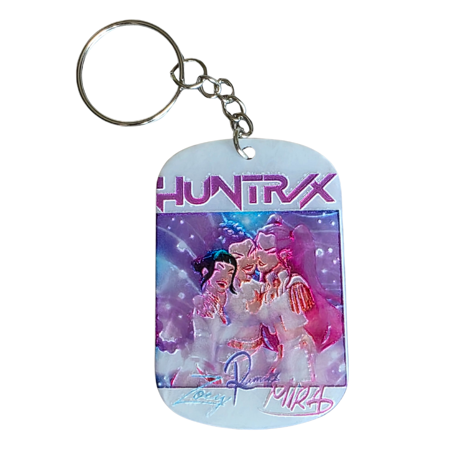 Keychain: K-POP Demon Hunters Kawaii Keyring, Saja Huntrix Theme