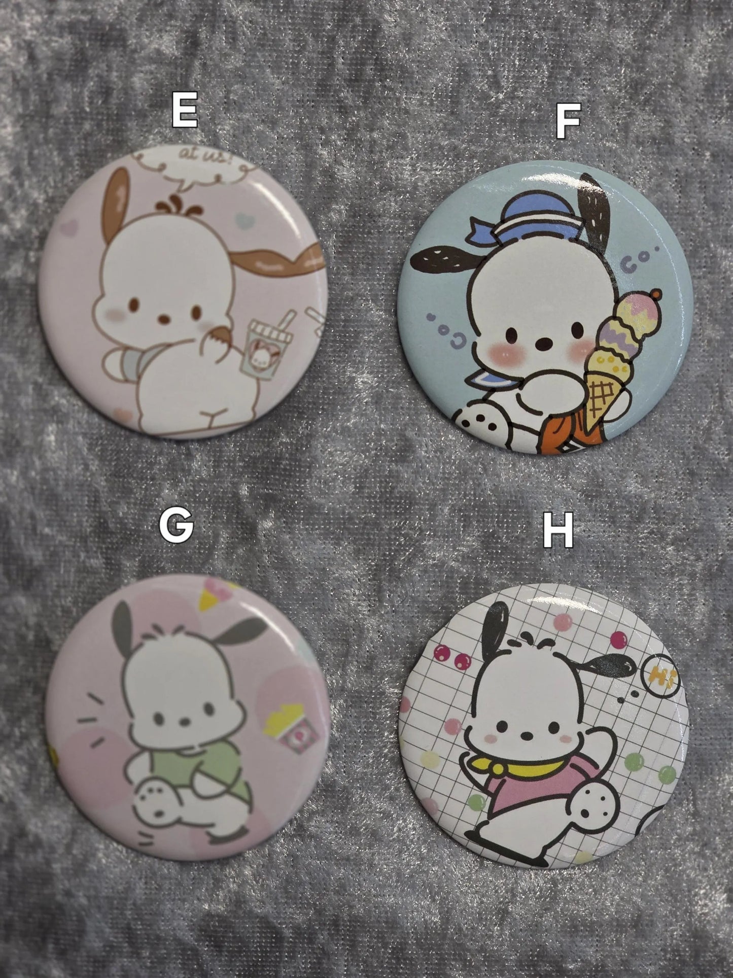 Kawaii Poch Badge Pins Backpack Decoration Children Birthday Gifts Cartoon Broch (Copy)