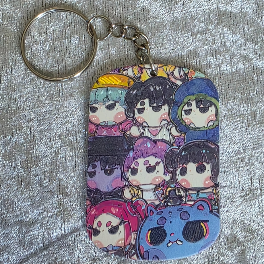 KPop Keychain: Kawaii Keyring, Saja Huntrix Theme