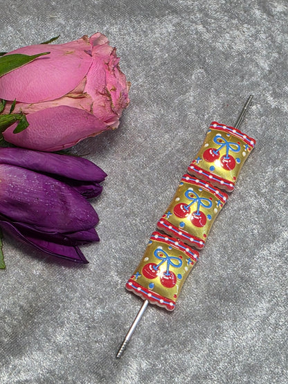 Artisan Cherry Handmade Beads for craft ideas