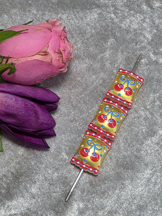 Artisan Cherry Handmade Beads for craft ideas