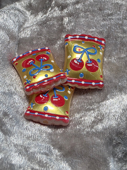 Artisan Cherry Handmade Beads for craft ideas