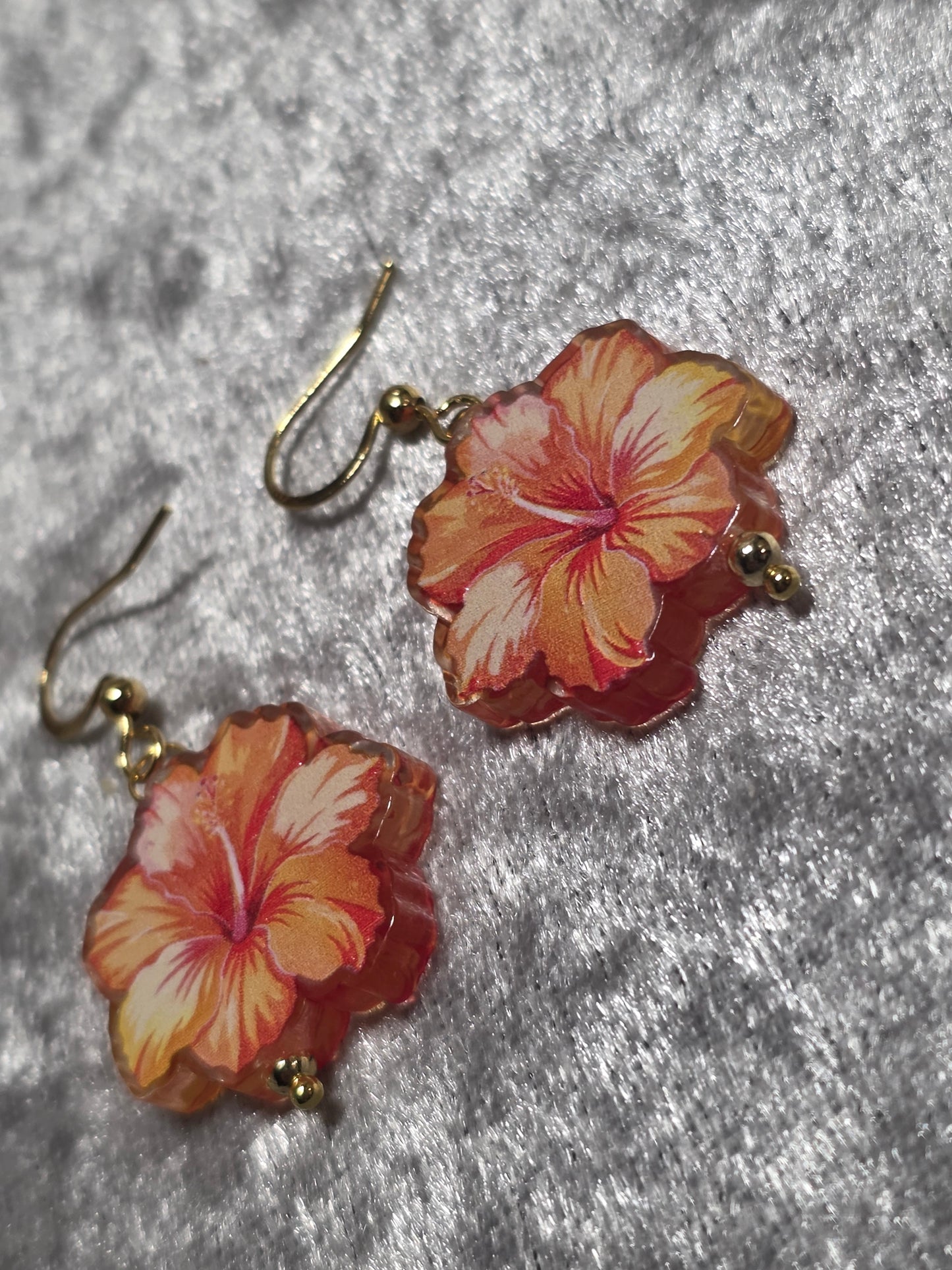 Handmade Cute Flower Dangle Earrings | Kawaii Flower Jewellery