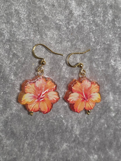Handmade Cute Flower Dangle Earrings | Kawaii Flower Jewellery