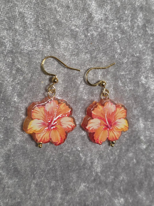 Handmade Cute Flower Dangle Earrings | Kawaii Flower Jewellery