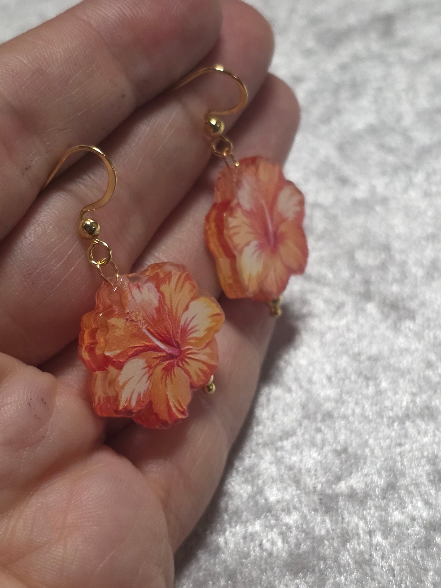 Handmade Cute Flower Dangle Earrings | Kawaii Flower Jewellery