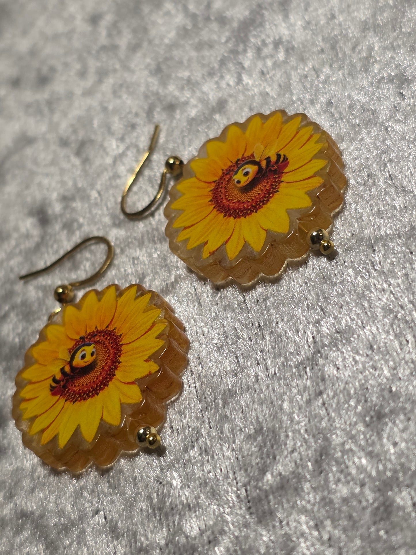Handmade Cute Flower Dangle Earrings | Kawaii Flower Jewellery