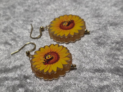 Handmade Cute Flower Dangle Earrings | Kawaii Flower Jewellery
