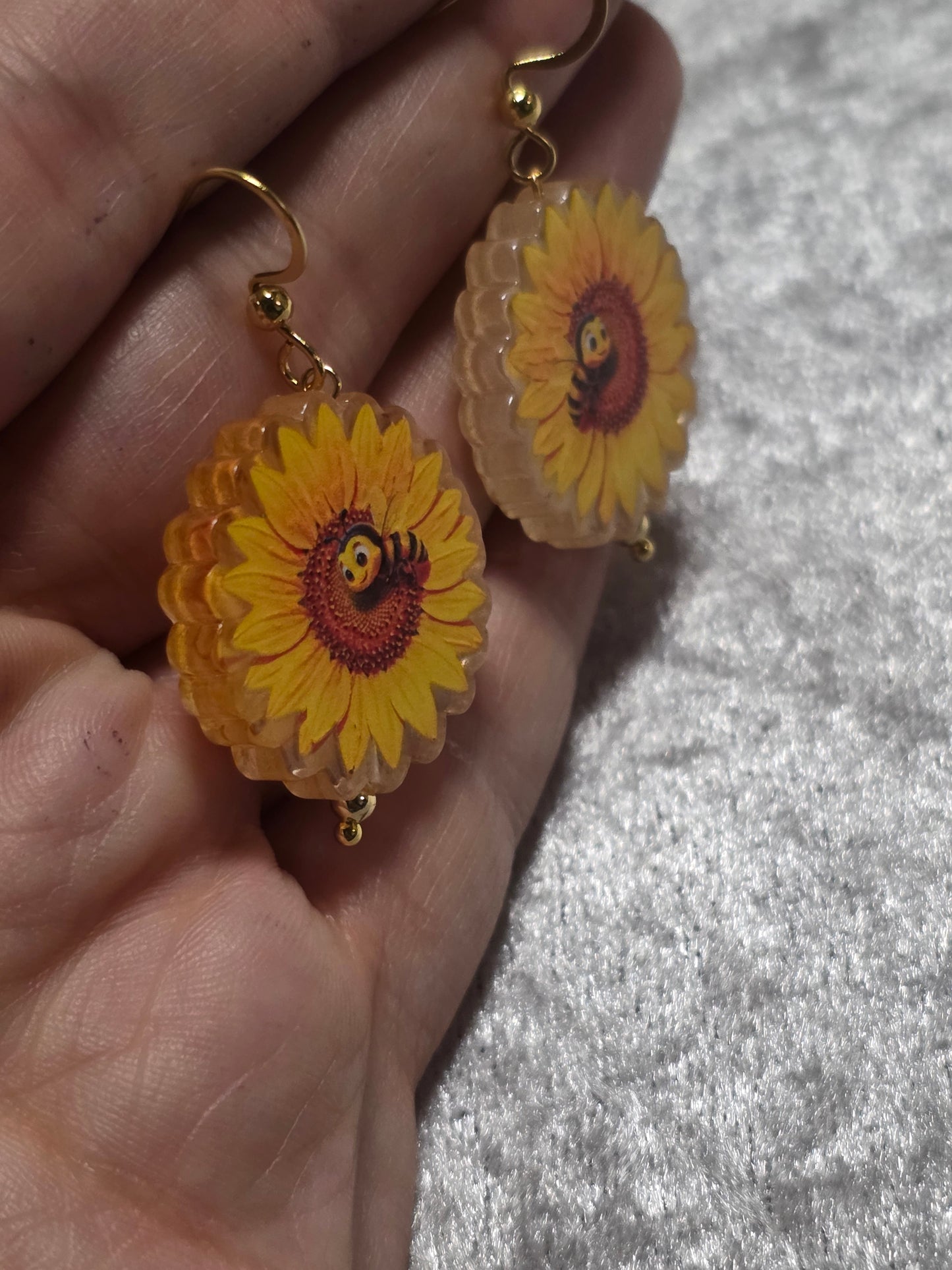 Handmade Cute Flower Dangle Earrings | Kawaii Flower Jewellery