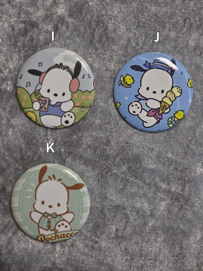 Kawaii Poch Badge Pins Backpack Decoration Children Birthday Gifts Cartoon Broch (Copy)