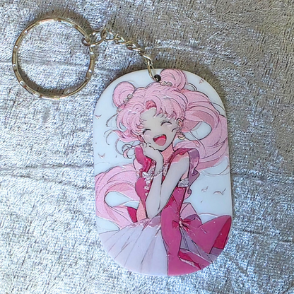 Sailor Moon Keychain: Kawaii Anime Keyring, Bag Charm