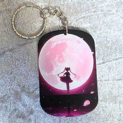 Sailor Moon Keychain: Kawaii Anime Keyring, Bag Charm