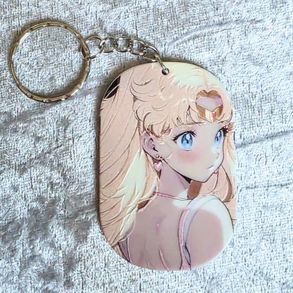 Sailor Moon Keychain: Kawaii Anime Keyring, Bag Charm
