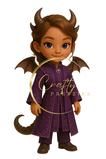 Clipart 10 PNG Bundle – Dragon Girls & Boys (Digital Download)
