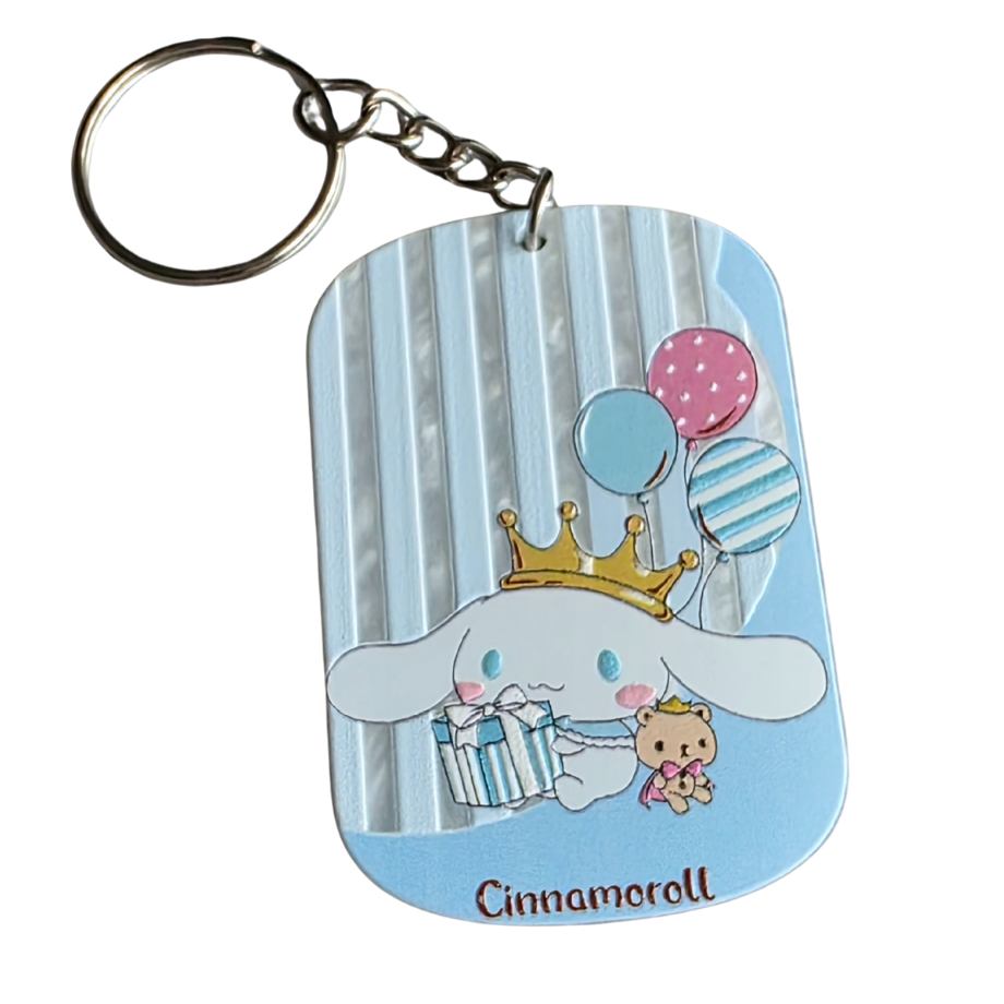 Keychain: Cinna Inspired Kawaii Anime Bag Charm & Acrylic Keyring