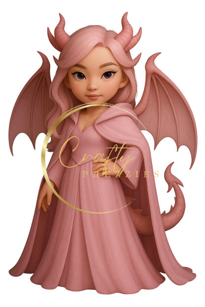 Clipart 10 PNG Bundle – Dragon Girls & Boys (Digital Download)