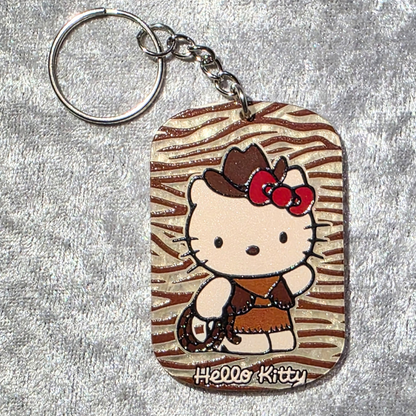 Kitty Keychain – Kawaii Anime Bag Charm & Acrylic Keyring