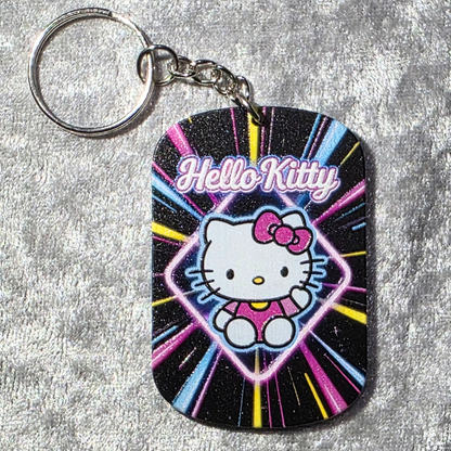 Kitty Keychain – Kawaii Anime Bag Charm & Acrylic Keyring