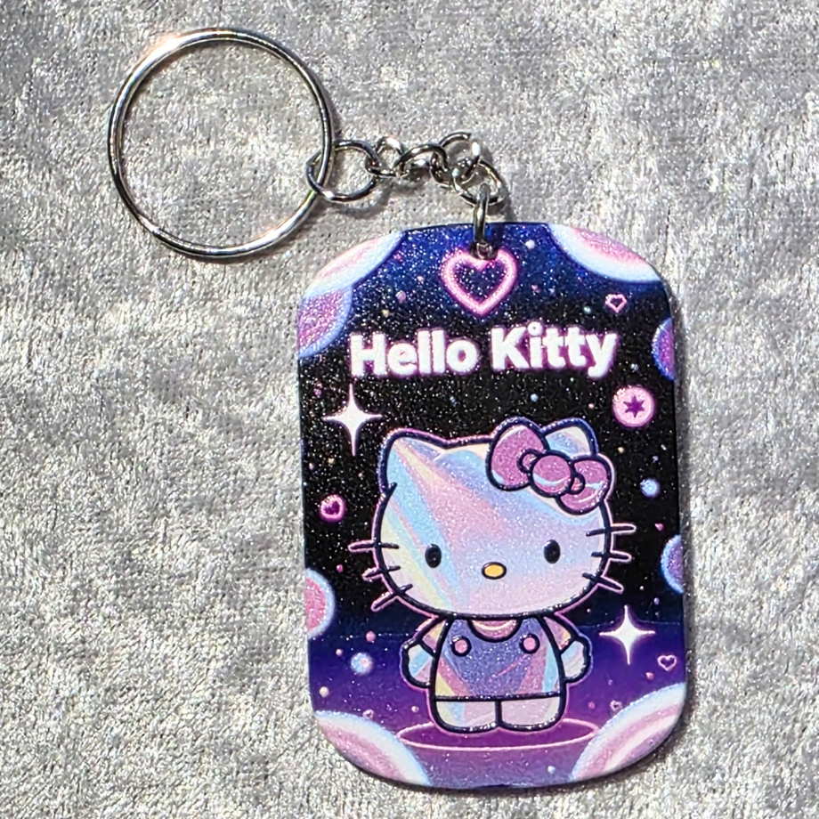 Kitty Keychain – Kawaii Anime Bag Charm & Acrylic Keyring