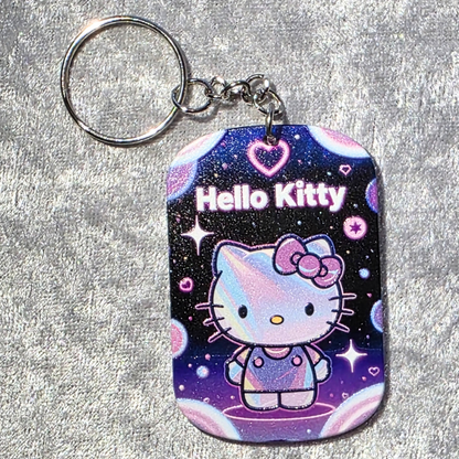 Kitty Keychain – Kawaii Anime Bag Charm & Acrylic Keyring