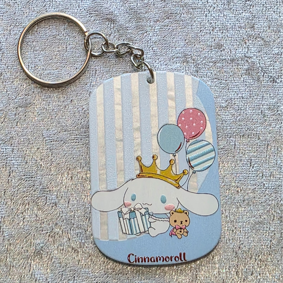 Cinna Keychain – Kawaii Anime Bag Charm & Acrylic Keyring