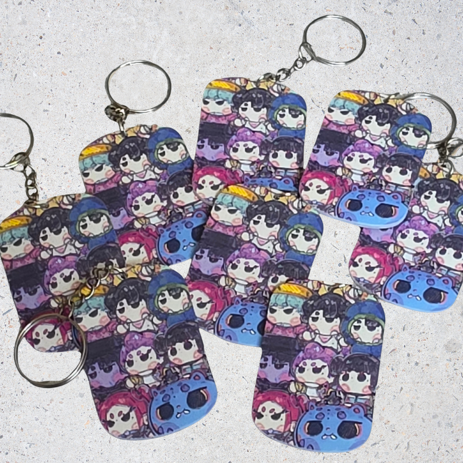 KPop Keychain: Kawaii Keyring, Saja Huntrix Theme