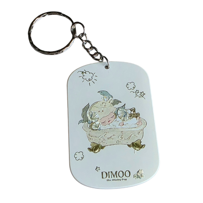 Keychain: Dimoo Inspired Kawaii Anime Keyring, Bag Charm