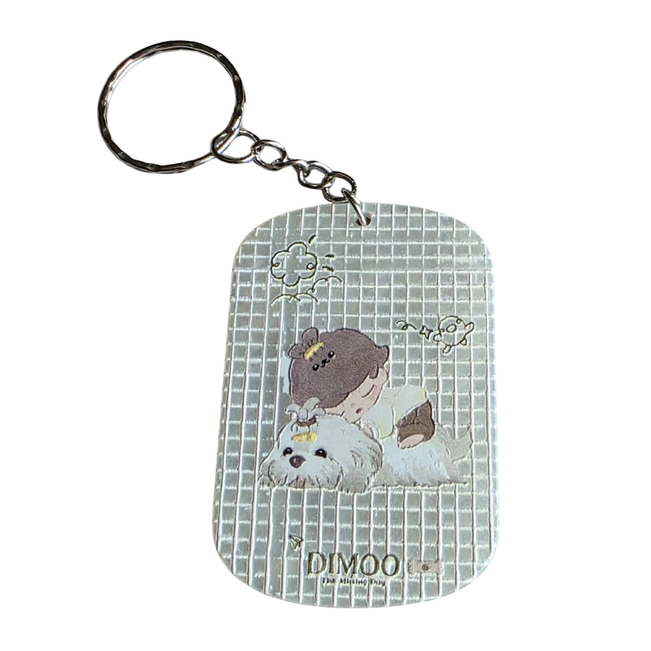 Keychain: Dimoo Inspired Kawaii Anime Keyring, Bag Charm