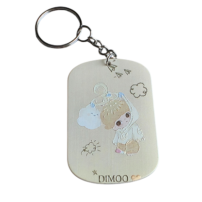 Keychain: Dimoo Inspired Kawaii Anime Keyring, Bag Charm