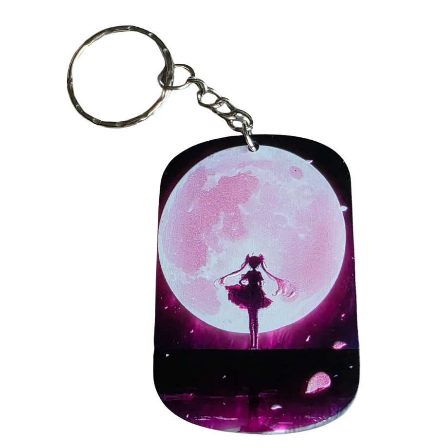 Keychain: Sailor Moon Inspired Kawaii Anime Keyring, Bag Charm